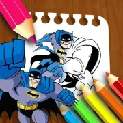 Batman Coloring Book Icon