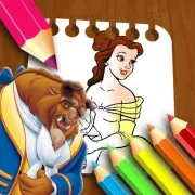 Beauty & the Beast Coloring Book Icon