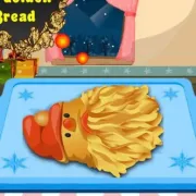Cooking Golden Santa Bread Icon