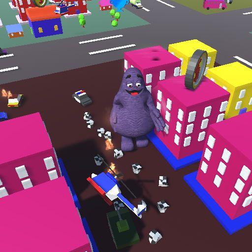 Grimace Shake City Chaos