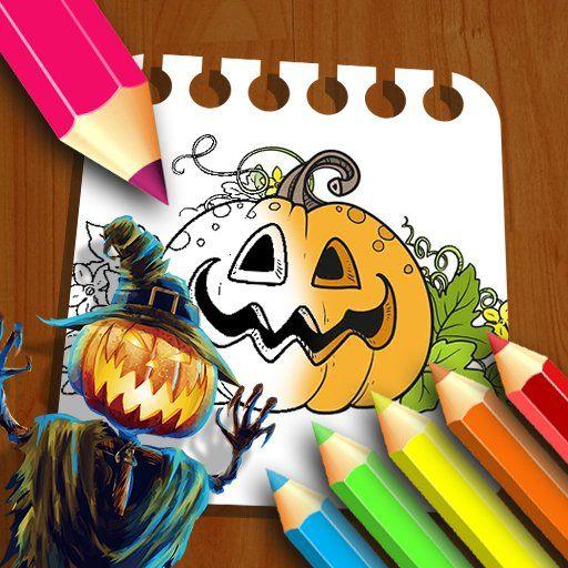 Hallowen Coloring Book