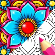 MANDALA COLORING BOOK Icon