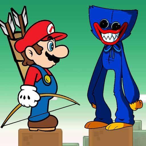 Mario vs Huggy Wuggy