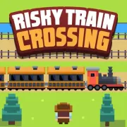RISKY TRAIN CROSSING