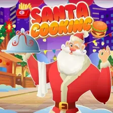 Santa Cooking  Icon