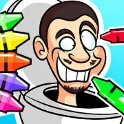 Skibidi Toilet Coloring Icon