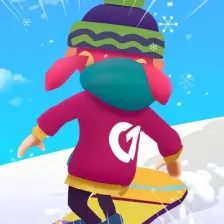 Snowboard Game​ Party Icon