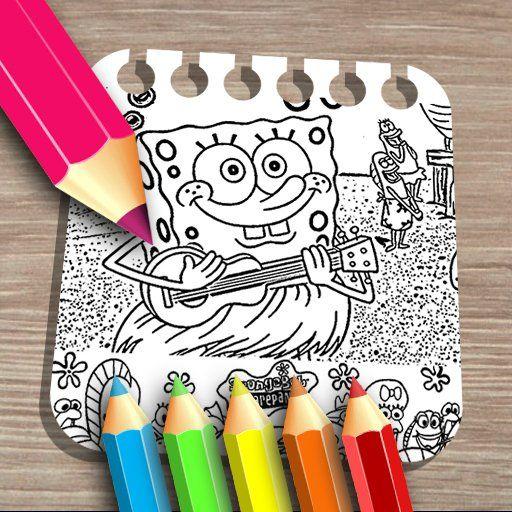 Sponge on the Run Coloring Book