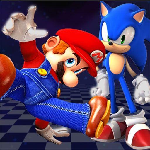 Super Mario & Sonic FNF Dance