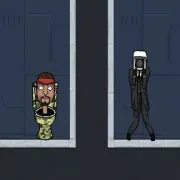 Toilet Monster Long Neck Icon