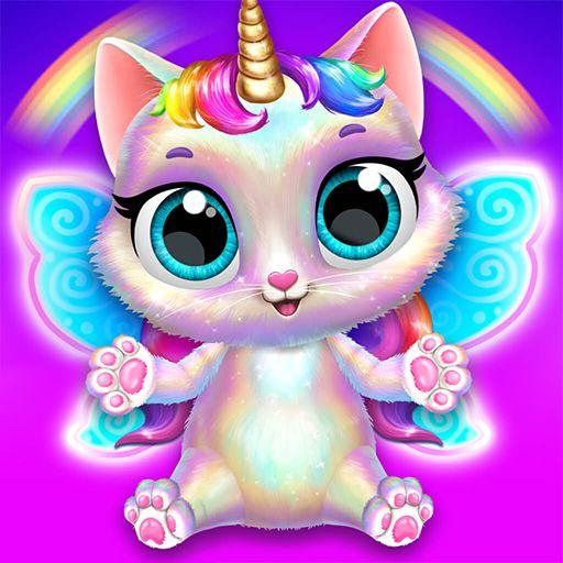 Twinkle My Unicorn Cat Princess Caring